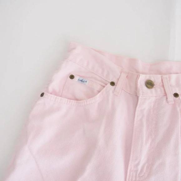 Vintage Chic Pink Barbie Tapered Leg  Denim Jeans - Picture 9 of 13